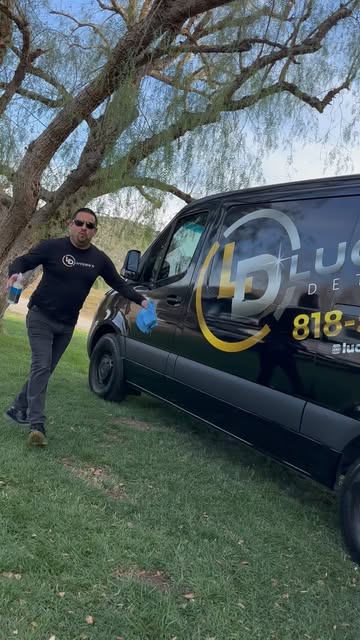 Lucero's branded van